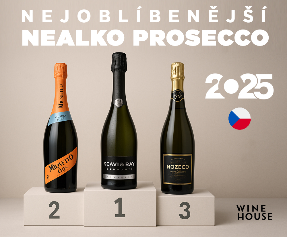 Nejoblíbenější nealko prosecco v České republice 2025 - Winehouse.cz