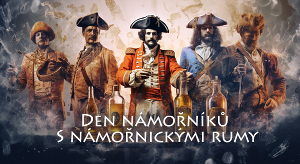 Oslavte Den námořníků s naším námořnickým rumem! Vyplujte na plavbu s našimi námořnickými rumy!